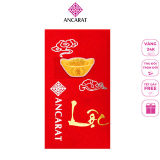 Bao Lì xì 24k Kim nguyên bảo tấn tài tấn lộc - ANCARAT Hàng Có Sẵn