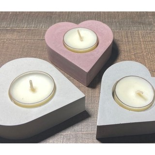 Đế Chân Đựng Nến Tealight Hình Trái Tim