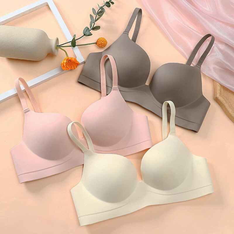 Áo lót DORIS-A10, áo ngực su trơn không gọng có đệm 2cm ôm nâng ngực