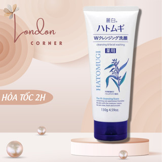 Sữa Rửa Mặt ý dĩ Hatomugi Cleansing & Facial Washing The Facial Foam - Sữa rửa mặt trắng da