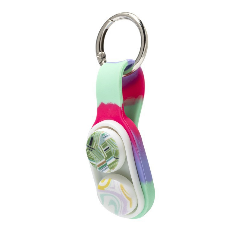 Fidget poppuck móc khóa nam châm, đồ chơi xả stress giảm căng thẳng thú vị