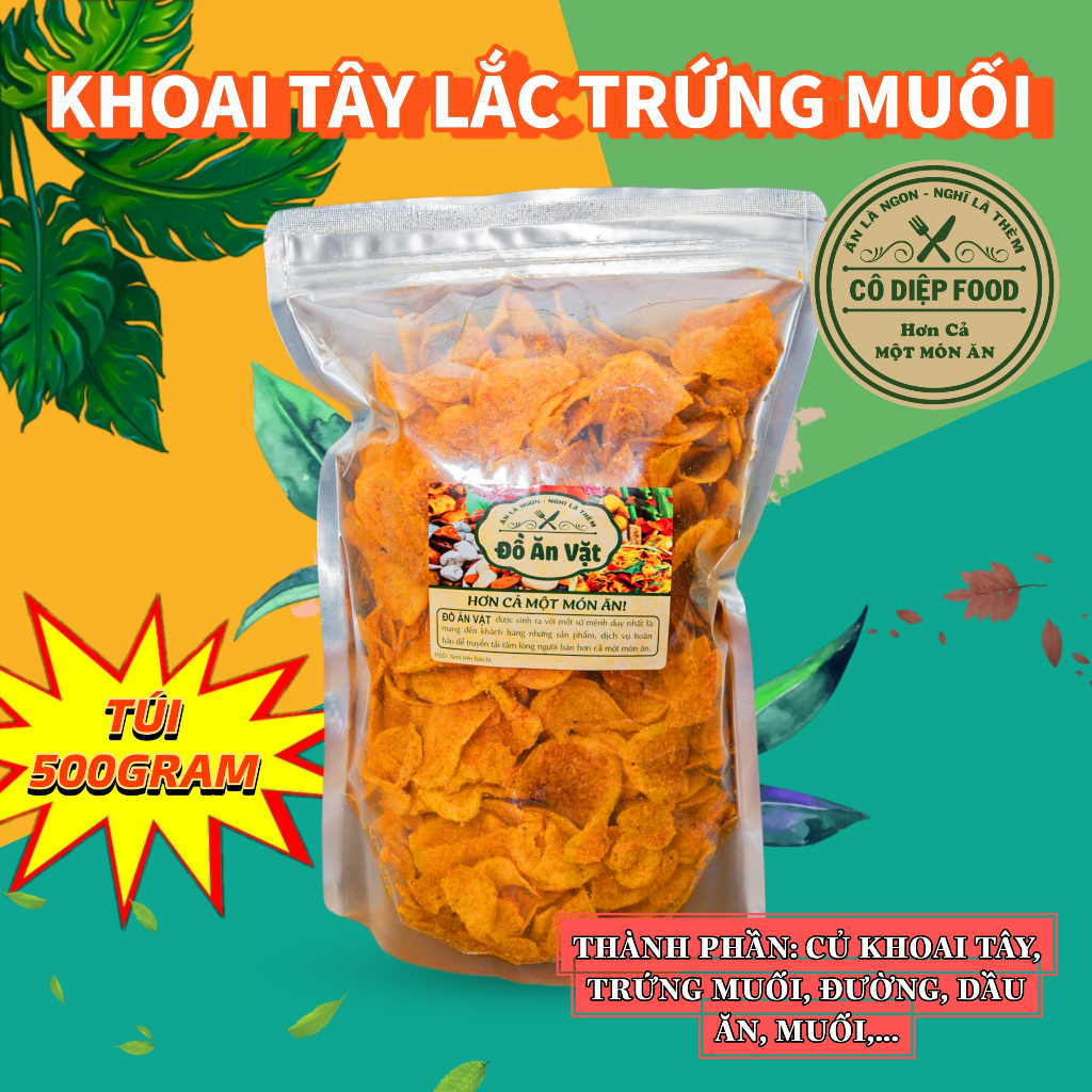 Khoai Tây Lắc Trứng Muối  / Các Loại Khoai Tây  TỪ ĐƠN 50K,  Hàng ngon nhà làm
