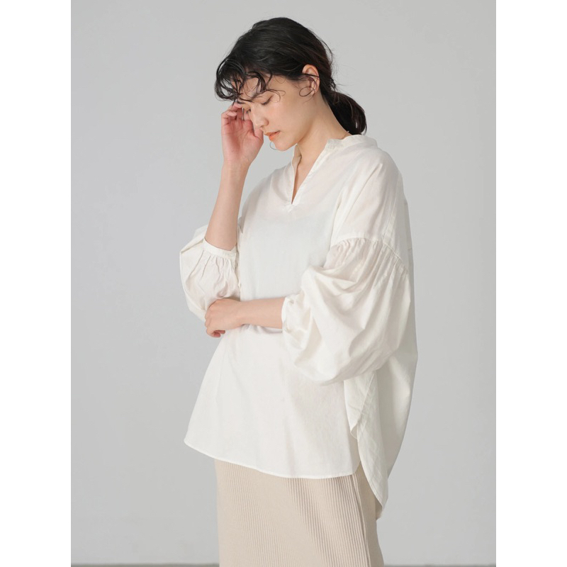 Áo xô trắng tay phồng