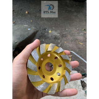 Đĩa mài thô 100mm - Đĩa mài chống thấm, mài bê tông, mài tường, mài nền. Đá mài thô #30