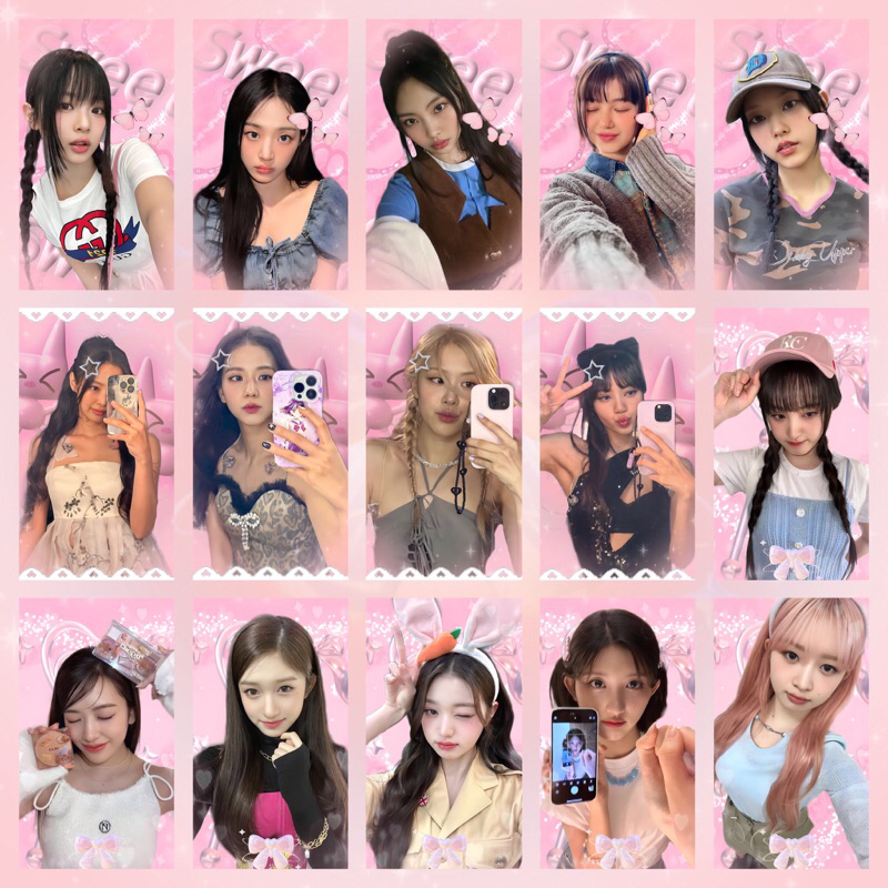 CARD DES nhóm BLACKPINK , IVE , NEWJEANS