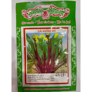 Hạt Giống Cải Ngồng Đỏ 5gr