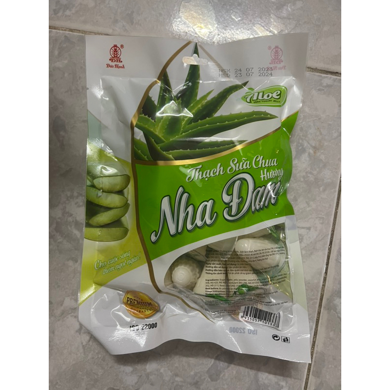 THẠCH SỮA CHUA NHA ĐAM ĐỨC HẠNH TÚI 400gr