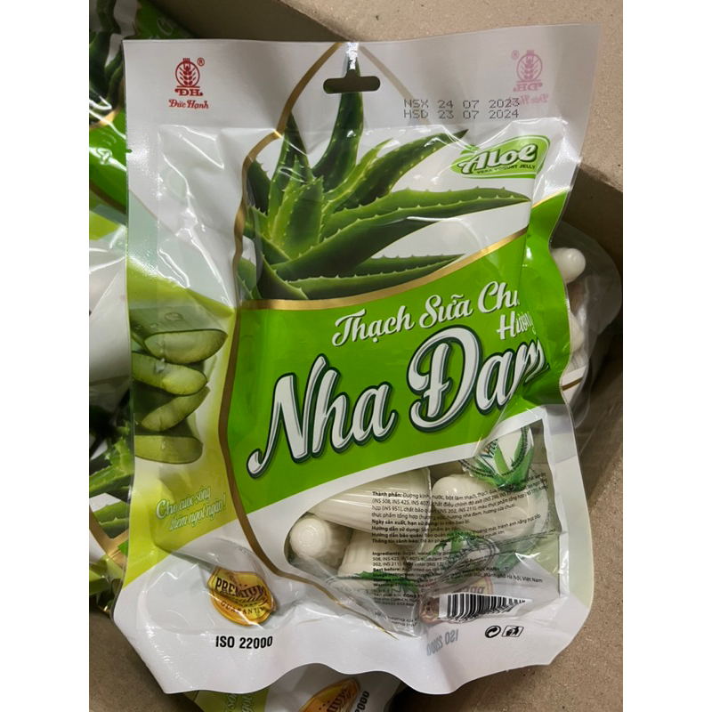 THẠCH SỮA CHUA NHA ĐAM ĐỨC HẠNH TÚI 400gr