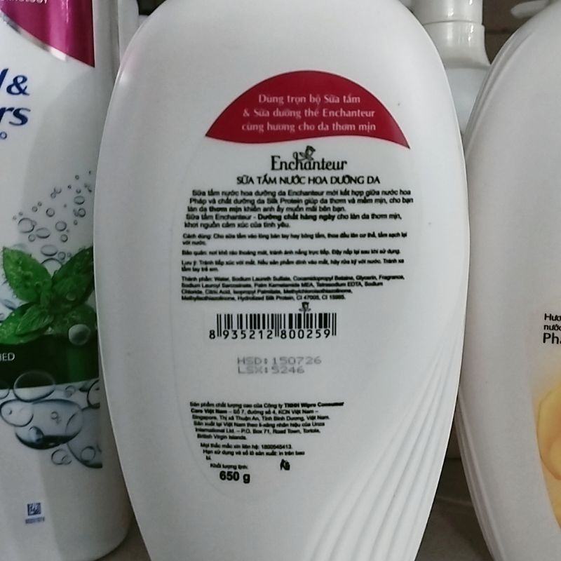 Sữa tắm Enchanter hương nước hoa 650g