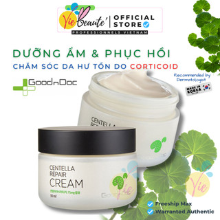   Mã COSBAUH3 giảm 8% đơn 300K  Kem Dưỡng Da GoodnDoc Centella Repair Cream rau má phục hồi da hư tổn 
