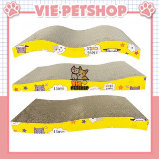 Bàn Cào Móng Lượn Sóng cho Mèo Tặng Kèm Catnip | Vie PETSHOP