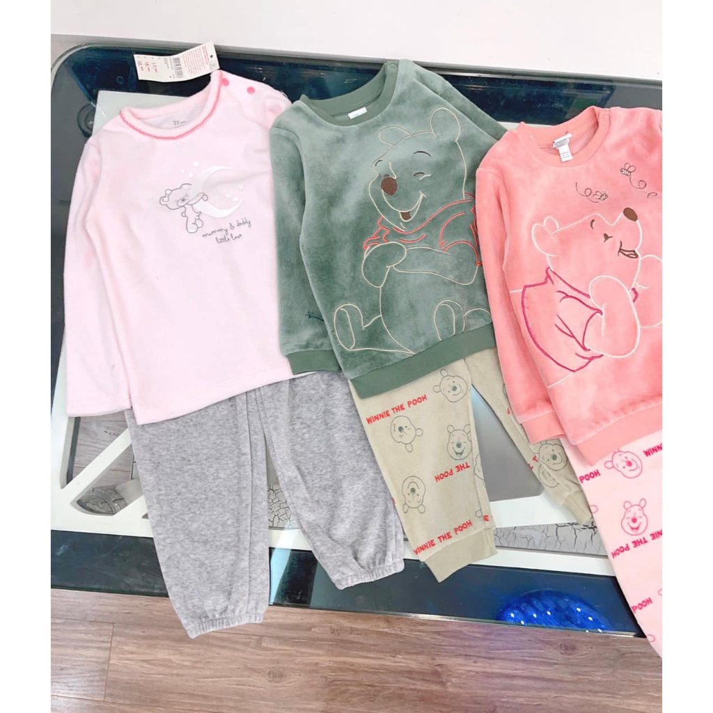 Bộ nỉ nhung ZY baby xuất xịn siêu đẹp