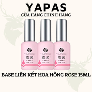 Base hoa hồng Youth Rose chính hãng, gel liên kết móng 15ml chuyên dụng cho dân làm móng