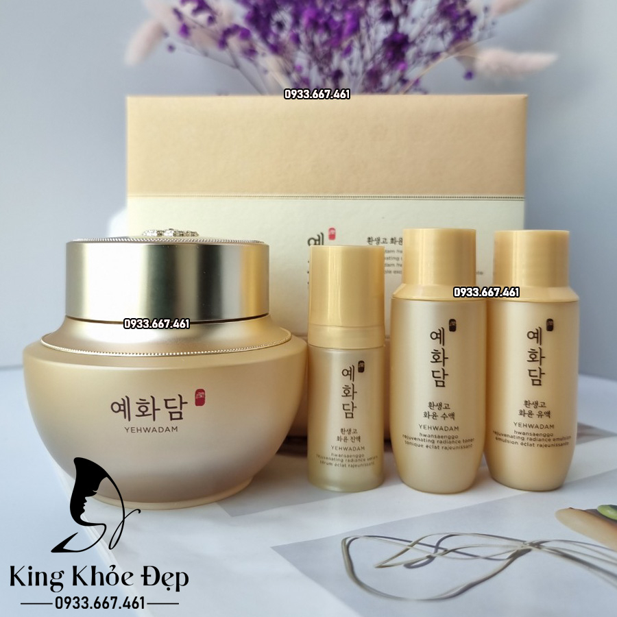 Bộ Dưỡng Trắng Da Yehwadam Hwansaenggo Rejuvenating Radiance Cream