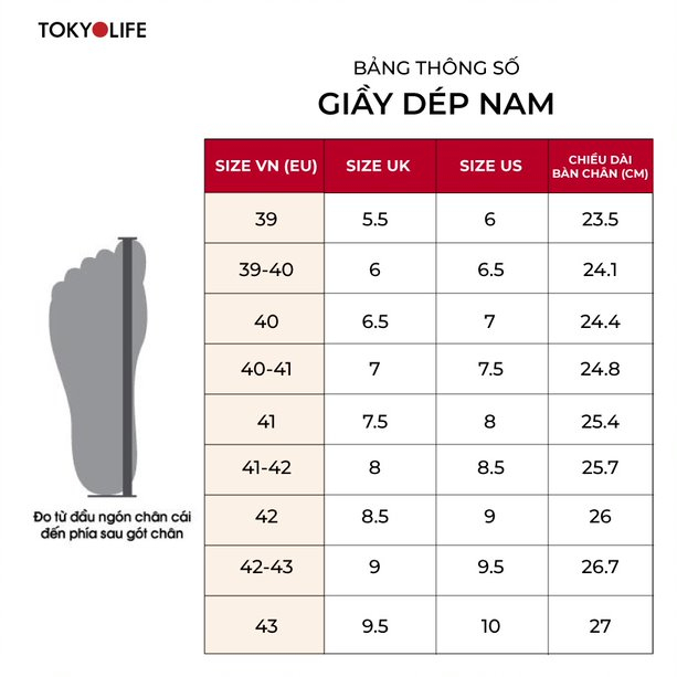 Giày thể thao NAM siêu nhẹ êm chân TOKYOLIFE C7SHO311L