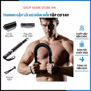 Gậy Bẻ Lò Xo Titan tập cơ tay, vai, ngực và nhiều nhóm cơ khác tại nhà. Tập gym, thể dục, thể thao