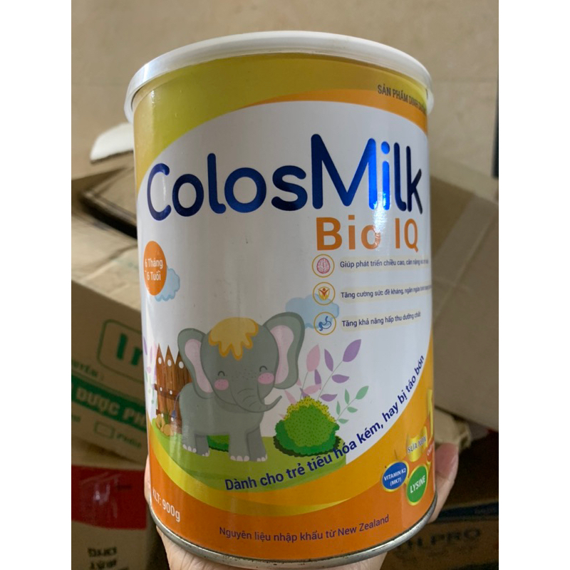 Sữa NON COLOS MILK tăng chiều cao trí não cho bé 6 tháng-6 tuổi lon to 900g DATE 1/2024