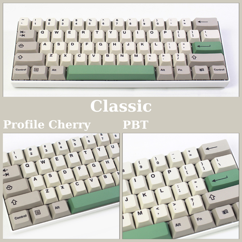 Bộ keycap PBT Cherry, OEM, in chuyển nhiệt dyesub, nút nhấn cho bàn phím cơ | BigBuy360 - bigbuy360.vn