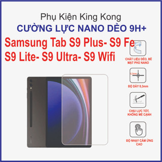 Dán cường lực samsung tab s9 / s9fe / s9plus / s9lite / s9ultra / s9wifi dán cường lực 9h+