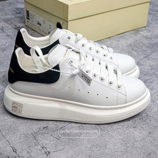 Giày Sneaker Alexander Mcqueen Trắng gót đen - Bản Best - Vnstoresneaker