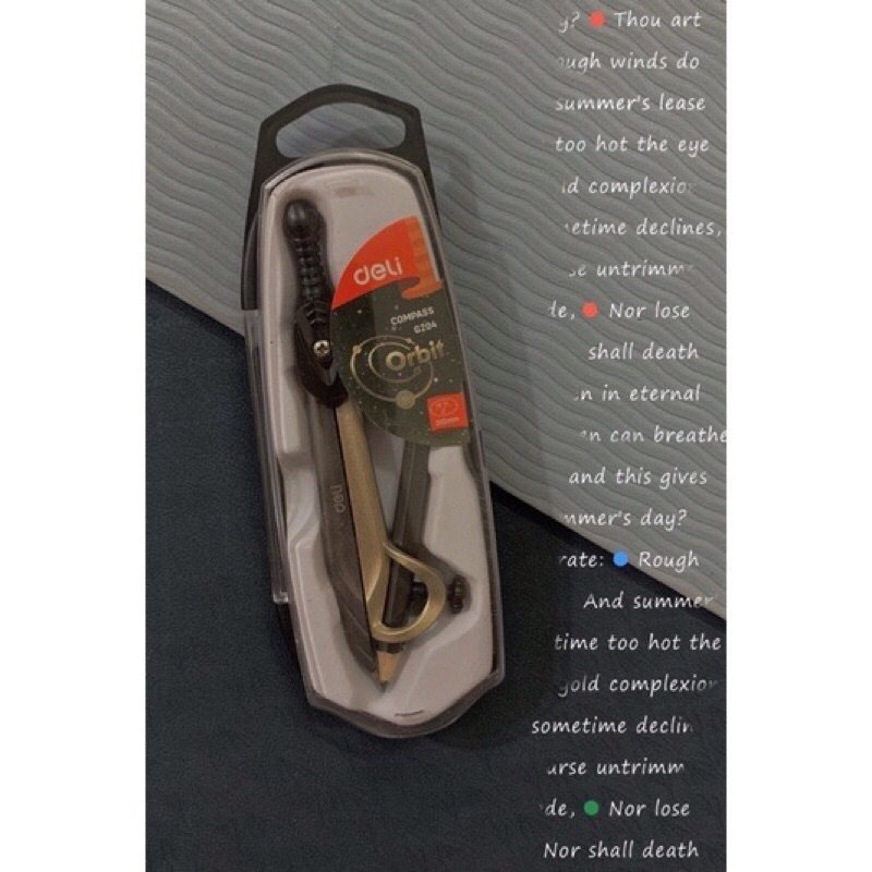 Compa kim loại chì gỗ , chì kim Deli_G204