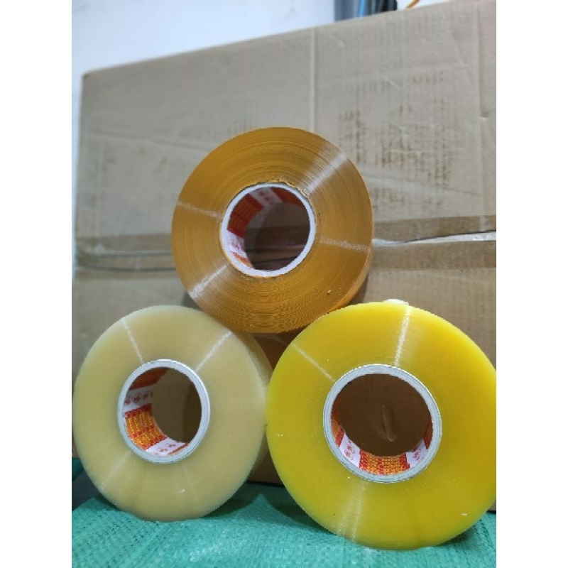 6 cuộn 1kg băng dính lõi nhựa 2.4