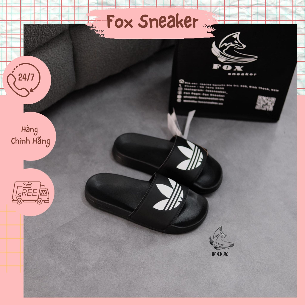 Dép Adidas Adilette Lite Black ''FU8298'' Hàng Chính Hãng - Fox Sneaker