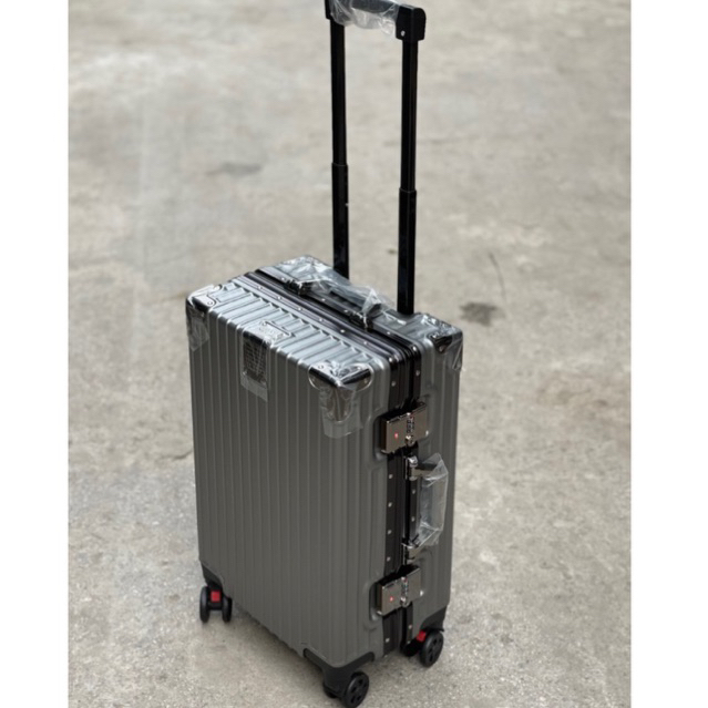 Vali KHUNG NHÔM khoá sập chống va đập, khoá số sập sử dụng mật mã - Size 20/24 inch