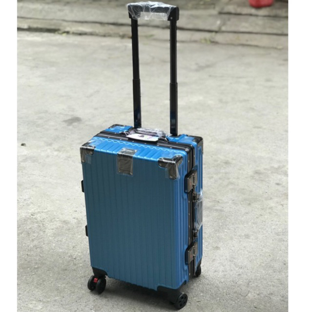 Vali KHUNG NHÔM khoá sập chống va đập, khoá số sập sử dụng mật mã - Size 20/24 inch