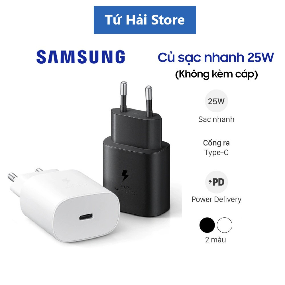 (BH 12 Tháng) Củ Sạc Siêu Nhanh 25W Samsug (Hỗ Trợ FlashChager) - TuHaiStore