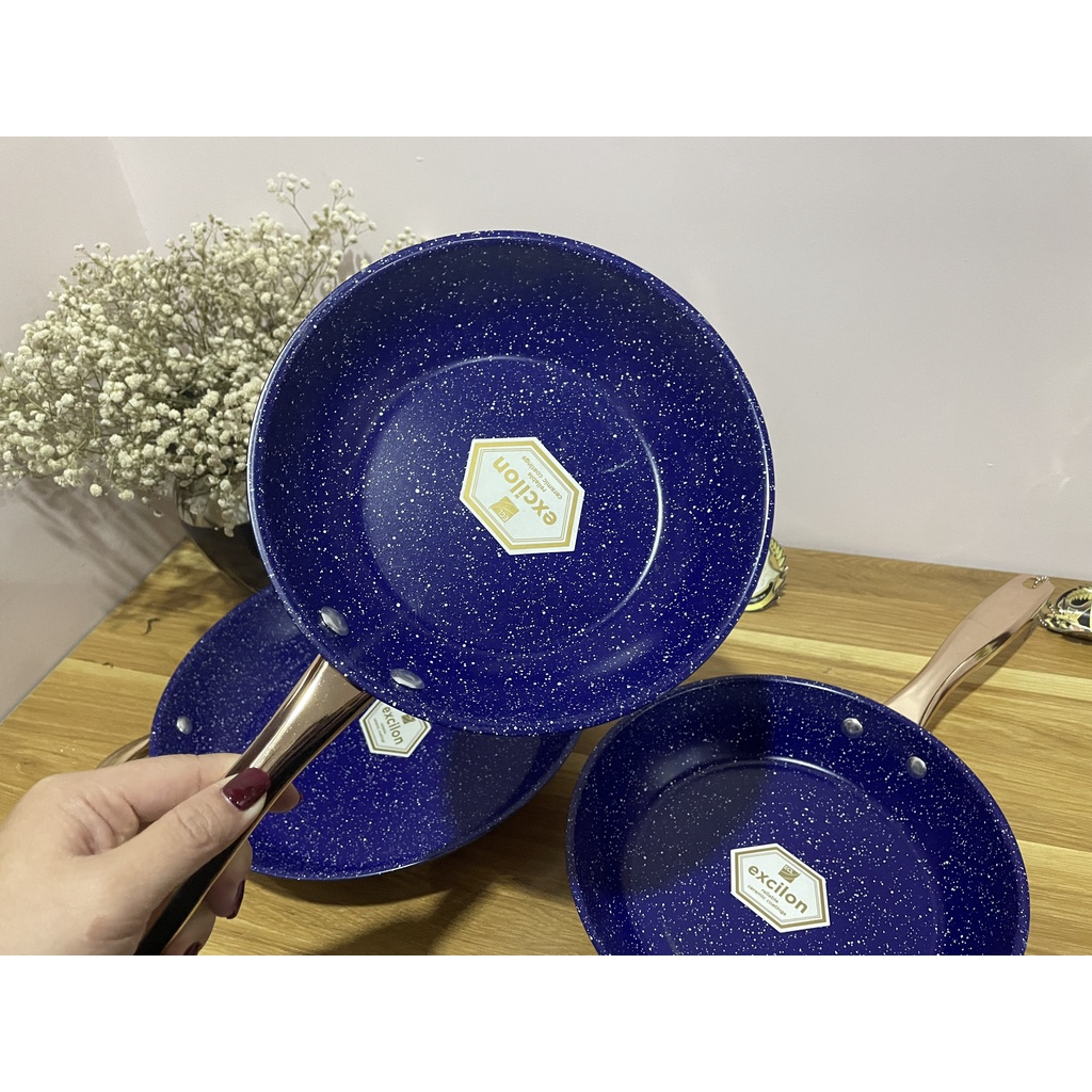 Chảo Sâu Lòng Chống Dính Dùng bếp Từ FRACIEL- Chảo Vân Đá Size 20/24/30cm,Chảo xào, rán, chiên ngập dầu