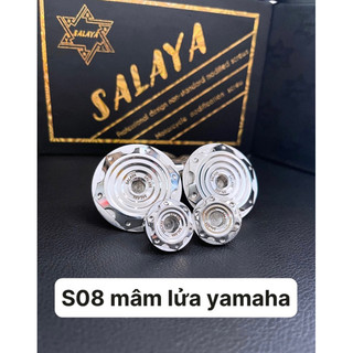 Ốc mâm lữa inox 304 salaya S8 sáng bóng dành cho mọi loại xe