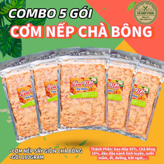 Combo 5 gói cơm nếp chà bông hàng ngon nhà làm
