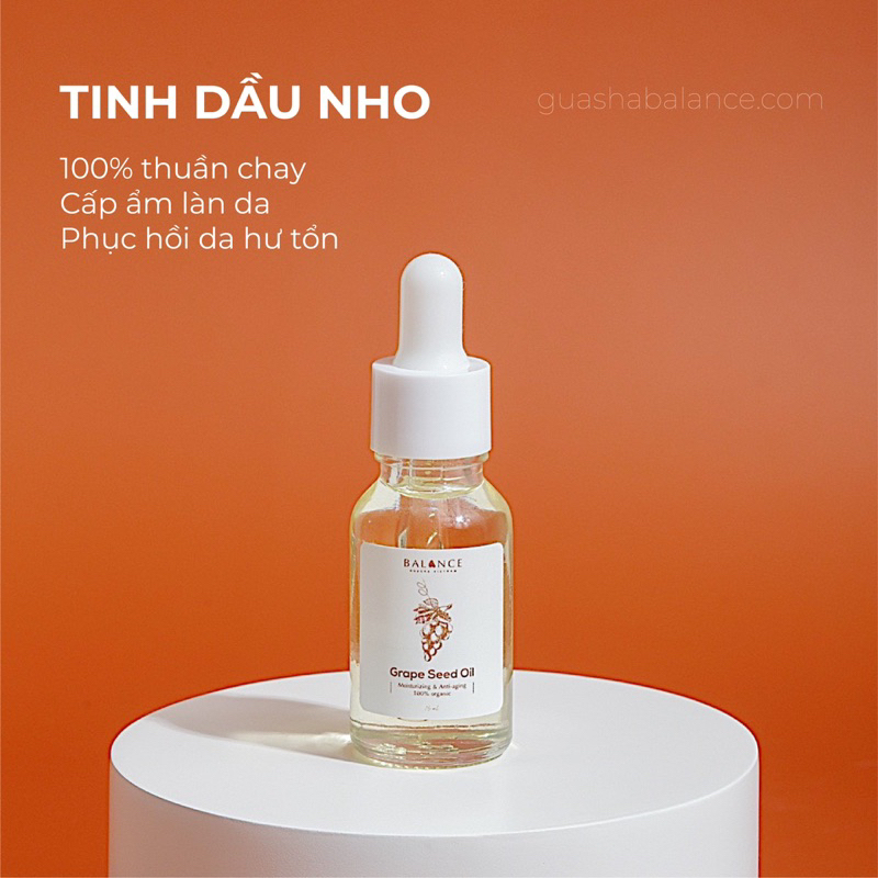 TINH DẦU HẠT NHO DƯỠNG DA HỮU CƠ - CẤP ẨM & SÁNG DA & TRẺ HÓA & PHỤC HỒI DA HƯ TỔN