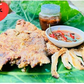 Khô cá đuối nướng sẵn kèm mắm me.250g/hộp