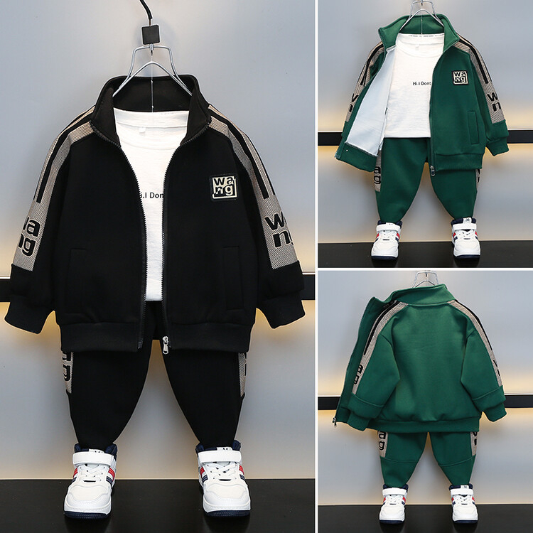 Bộ quần áo thể thao kute phong cách thời trang thu đông cho bé trai