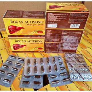 Bogan actisonic nhuận gan lợi mật,  Bổ Gan, Mát Gan Giải Độc Gan, tăng cường chức năng gan