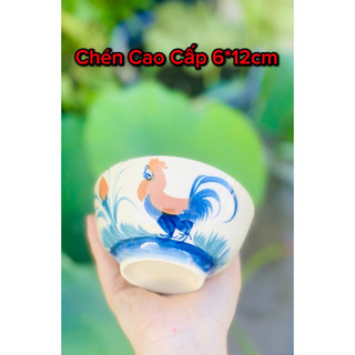 Combo 5 chén cơm vẽ tay cao cấp