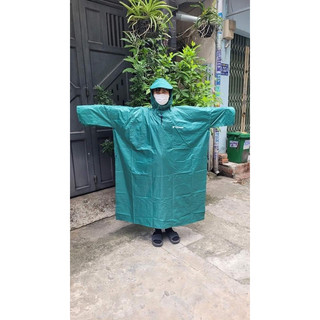 Áo mưa vải dù xẻ tà 1,4m