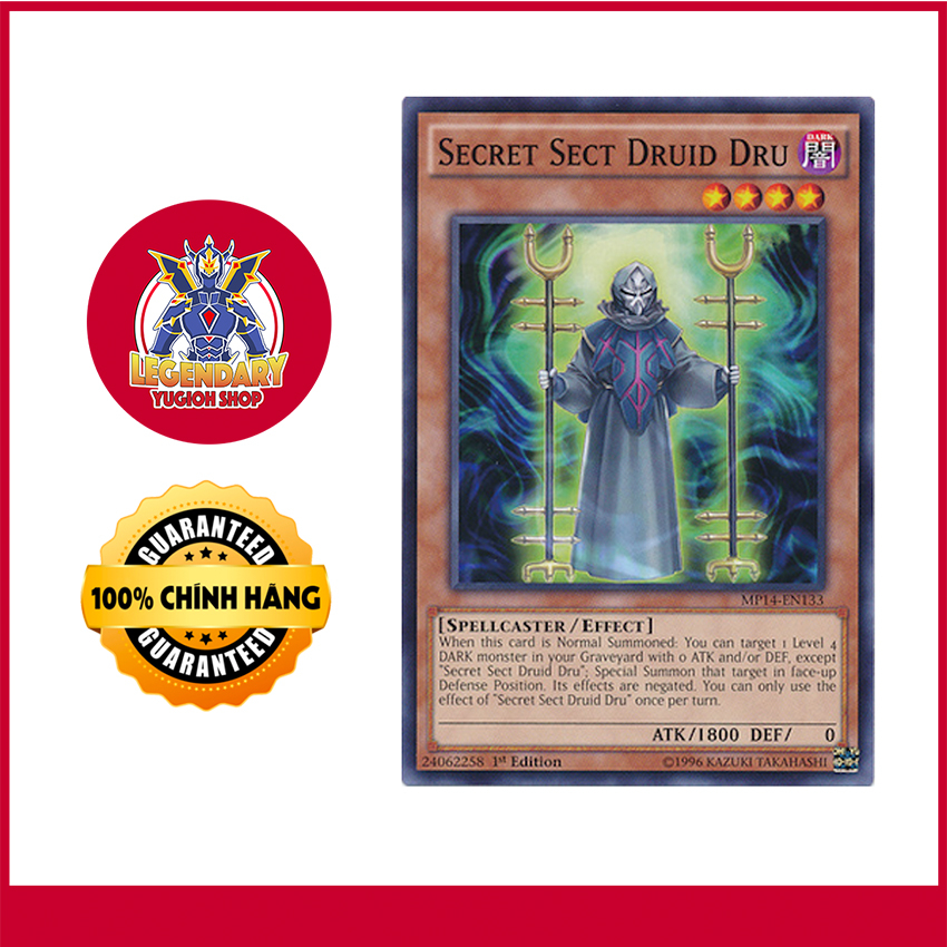 [Thẻ Bài Yugioh Chính Hãng] Secret Sect Druid Dru