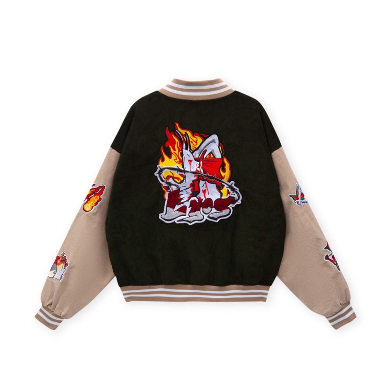 Áo khoác varsity lyos chính hãng giá sale