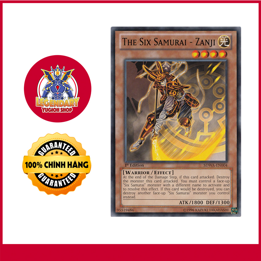 [Thẻ Bài Yugioh Chính Hãng] The Six Samurai - Zanji