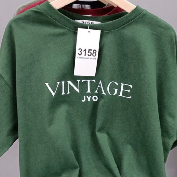 Áo thun nam nữ mẫu "VINTAGE" áo phông cotton 3158