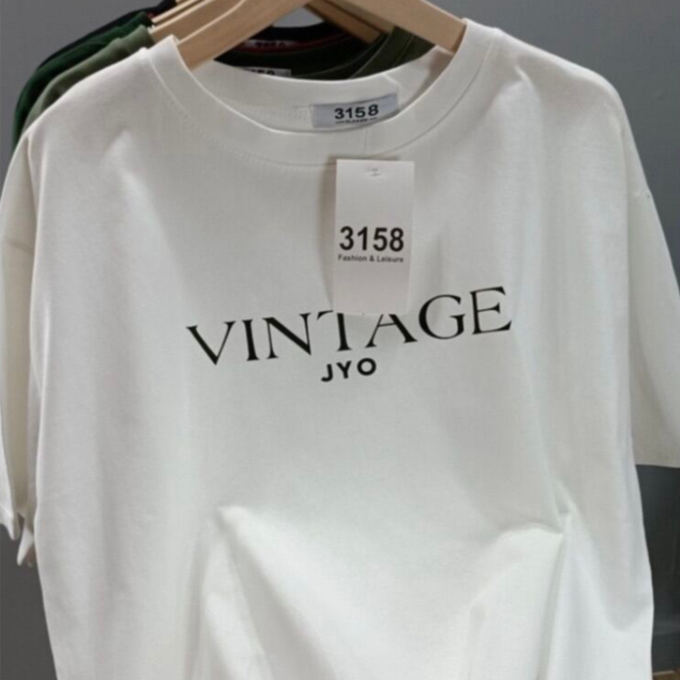 Áo thun nam nữ mẫu "VINTAGE" áo phông cotton 3158