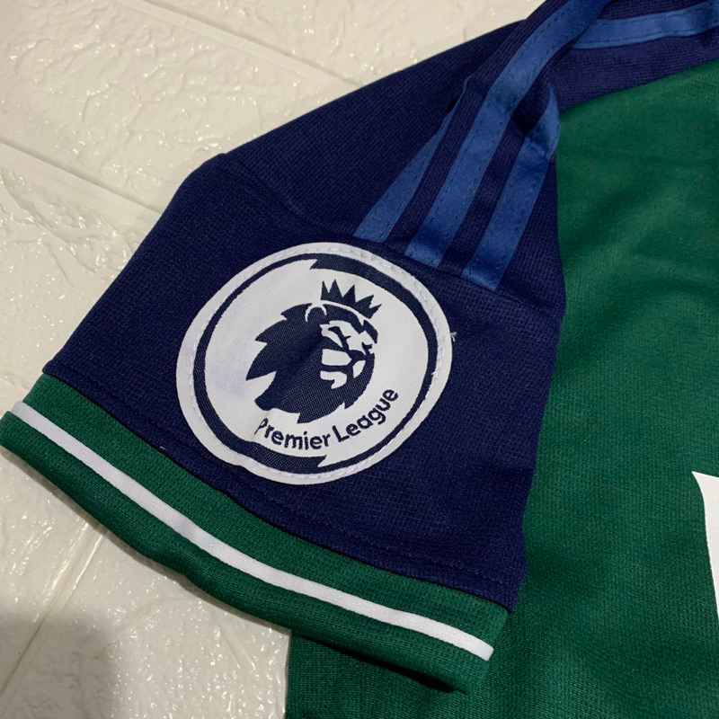 Quần áo bóng đá ARSENAL bản sân khách màu xanh rêu vải mè cao cấp mùa giải 2023-2024