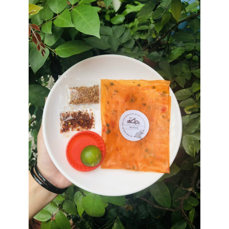 Bánh tráng dẻo tôm phơi sương