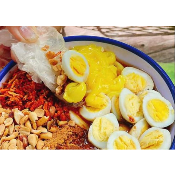Bơ vàng trứng gà ăn bánh tráng siêu thơm béo bịch 100gr . Bánh tráng TN FOOD - NGUYETANHFOOD