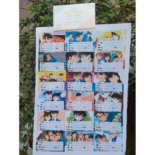 Nhãn tên vở conan 18 nhãn