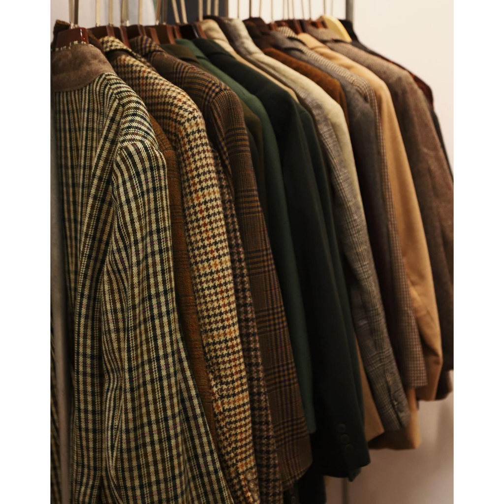 Áo Vest / Blazer Kẻ Caro họa tiết oversize style,vintage, công sở Nhật,Hàn - secondhand