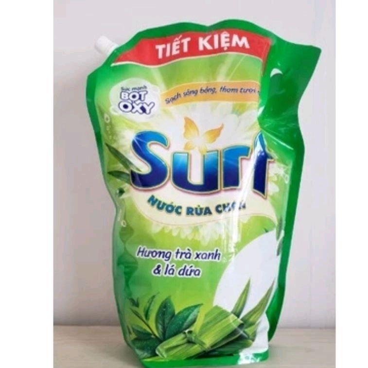 Nước rửa chén surf hương trà xanh lá dứa 3.5kg